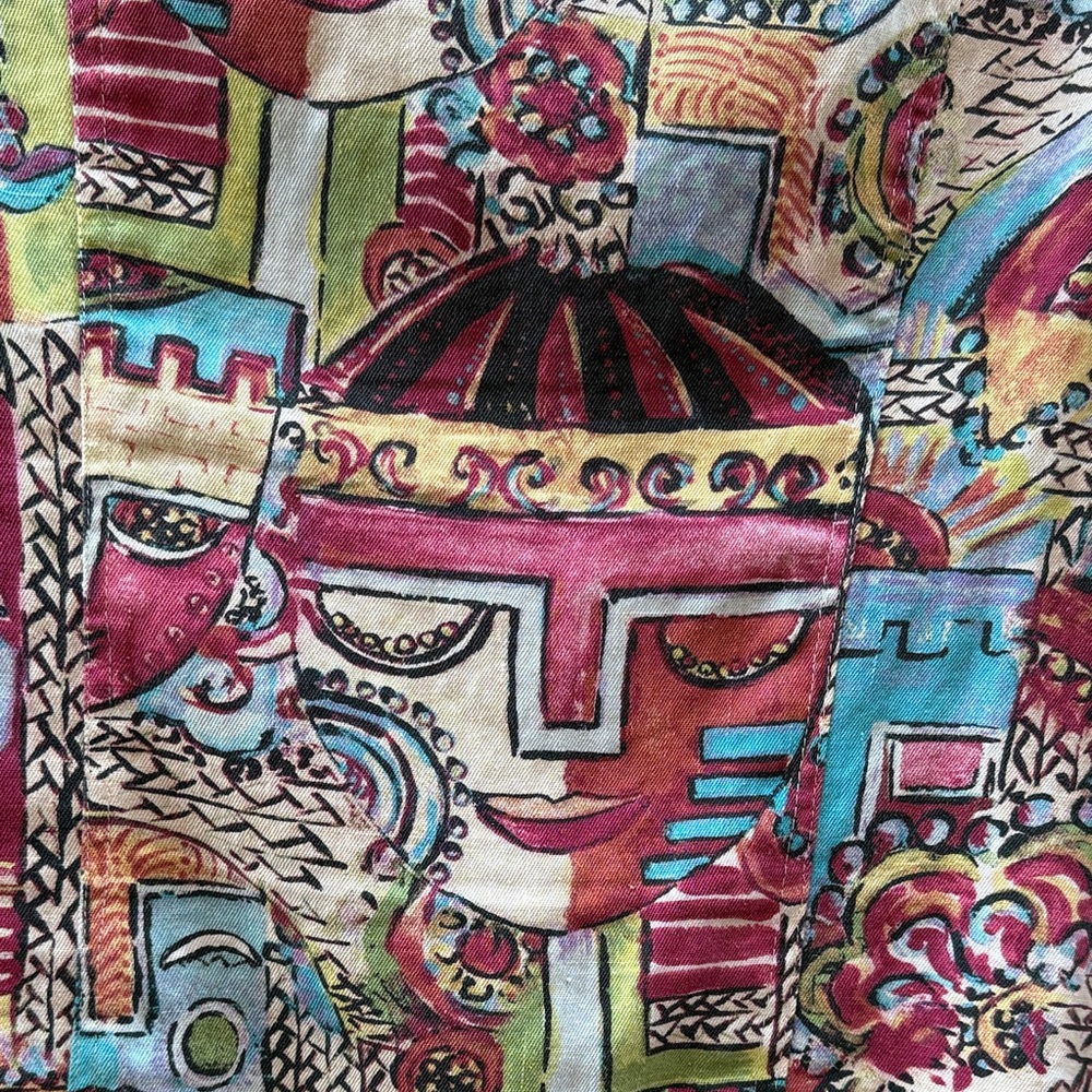 Colorful Patterned Women's Jacket - image 7